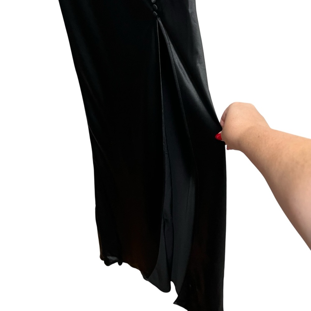 NEW NWT Sau Lee X Revolve Penelope Maxi Gown In Black - Picture 5 of 13